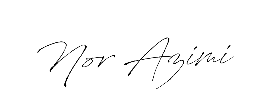 It looks lik you need a new signature style for name Nor Azimi. Design unique handwritten (Antro_Vectra) signature with our free signature maker in just a few clicks. Nor Azimi signature style 6 images and pictures png