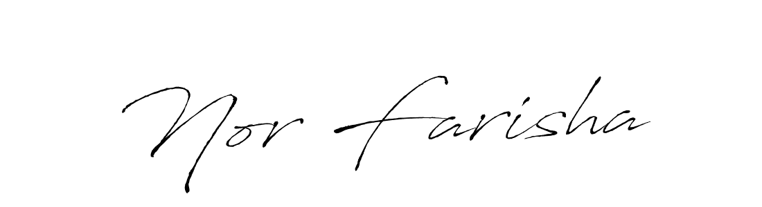 How to make Nor Farisha signature? Antro_Vectra is a professional autograph style. Create handwritten signature for Nor Farisha name. Nor Farisha signature style 6 images and pictures png