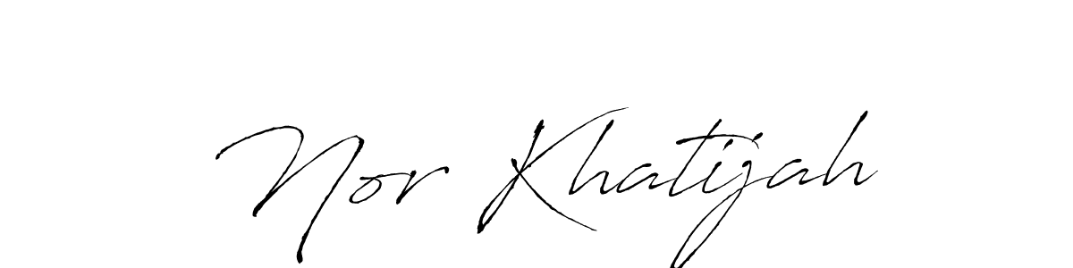Here are the top 10 professional signature styles for the name Nor Khatijah. These are the best autograph styles you can use for your name. Nor Khatijah signature style 6 images and pictures png
