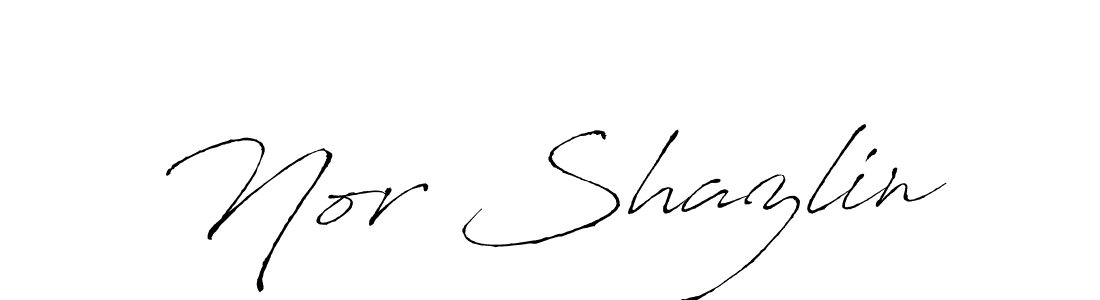 How to make Nor Shazlin signature? Antro_Vectra is a professional autograph style. Create handwritten signature for Nor Shazlin name. Nor Shazlin signature style 6 images and pictures png