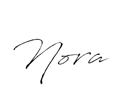 How to make Nora signature? Antro_Vectra is a professional autograph style. Create handwritten signature for Nora name. Nora signature style 6 images and pictures png
