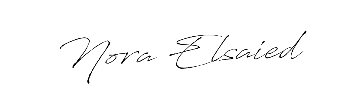 Create a beautiful signature design for name Nora Elsaied. With this signature (Antro_Vectra) fonts, you can make a handwritten signature for free. Nora Elsaied signature style 6 images and pictures png