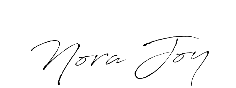 Nora Joy stylish signature style. Best Handwritten Sign (Antro_Vectra) for my name. Handwritten Signature Collection Ideas for my name Nora Joy. Nora Joy signature style 6 images and pictures png