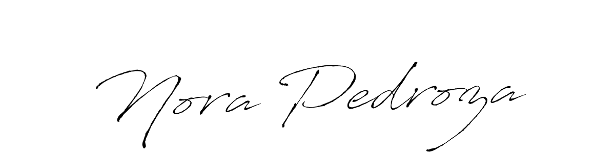 Antro_Vectra is a professional signature style that is perfect for those who want to add a touch of class to their signature. It is also a great choice for those who want to make their signature more unique. Get Nora Pedroza name to fancy signature for free. Nora Pedroza signature style 6 images and pictures png