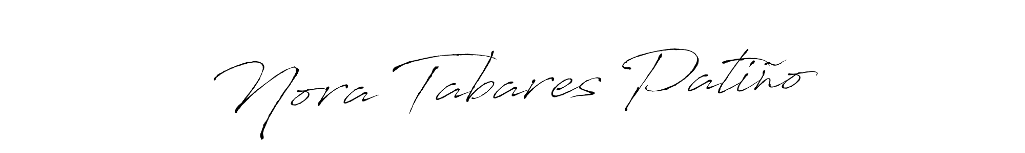 Also we have Nora Tabares Patiño name is the best signature style. Create professional handwritten signature collection using Antro_Vectra autograph style. Nora Tabares Patiño signature style 6 images and pictures png