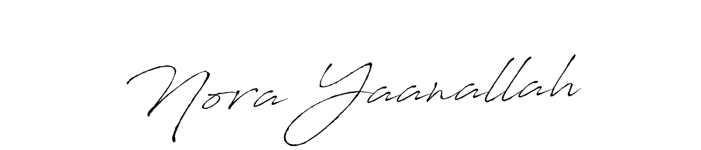 Similarly Antro_Vectra is the best handwritten signature design. Signature creator online .You can use it as an online autograph creator for name Nora Yaanallah. Nora Yaanallah signature style 6 images and pictures png
