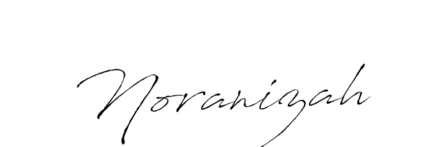 How to make Noranizah signature? Antro_Vectra is a professional autograph style. Create handwritten signature for Noranizah name. Noranizah signature style 6 images and pictures png