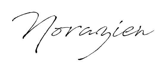 If you are searching for the best signature style for your name Norazien, here we have designed multiple signature styles using Antro_Vectra. Norazien signature style 6 images and pictures png