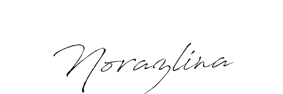How to make Norazlina signature? Antro_Vectra is a professional autograph style. Create handwritten signature for Norazlina name. Norazlina signature style 6 images and pictures png
