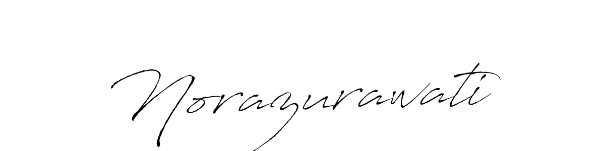 Design your own signature with our free online signature maker. With this signature software, you can create a handwritten (Antro_Vectra) signature for name Norazurawati. Norazurawati signature style 6 images and pictures png