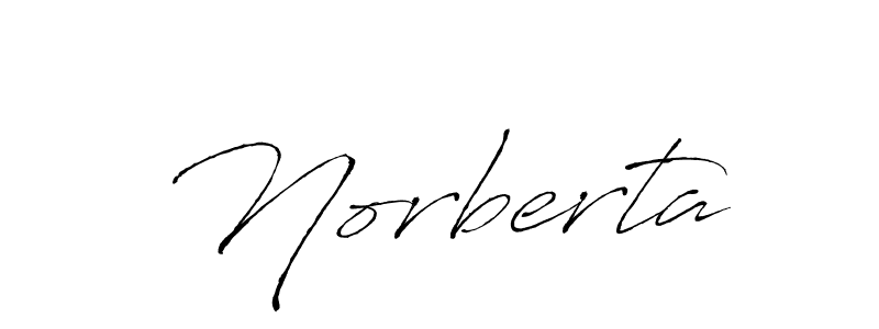 How to make Norberta signature? Antro_Vectra is a professional autograph style. Create handwritten signature for Norberta name. Norberta signature style 6 images and pictures png