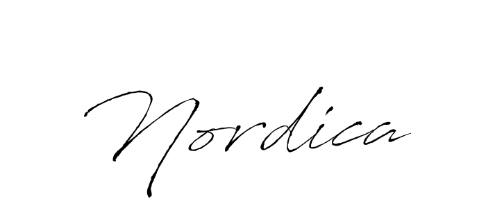 The best way (Antro_Vectra) to make a short signature is to pick only two or three words in your name. The name Nordica include a total of six letters. For converting this name. Nordica signature style 6 images and pictures png