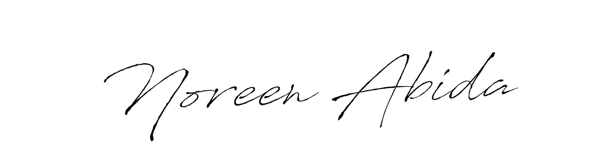 Make a beautiful signature design for name Noreen Abida. With this signature (Antro_Vectra) style, you can create a handwritten signature for free. Noreen Abida signature style 6 images and pictures png