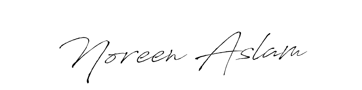 How to make Noreen Aslam signature? Antro_Vectra is a professional autograph style. Create handwritten signature for Noreen Aslam name. Noreen Aslam signature style 6 images and pictures png