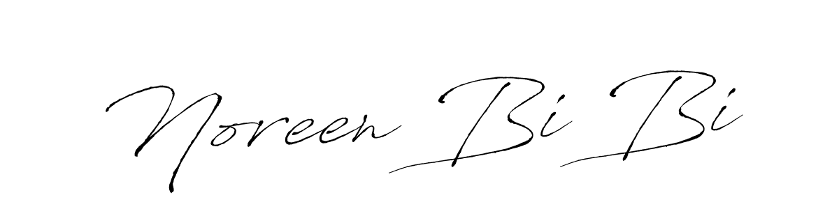 Design your own signature with our free online signature maker. With this signature software, you can create a handwritten (Antro_Vectra) signature for name Noreen Bi Bi. Noreen Bi Bi signature style 6 images and pictures png