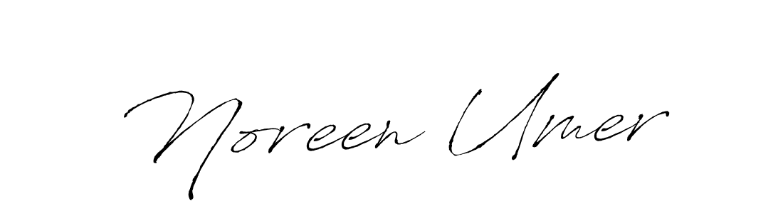 Make a beautiful signature design for name Noreen Umer. With this signature (Antro_Vectra) style, you can create a handwritten signature for free. Noreen Umer signature style 6 images and pictures png