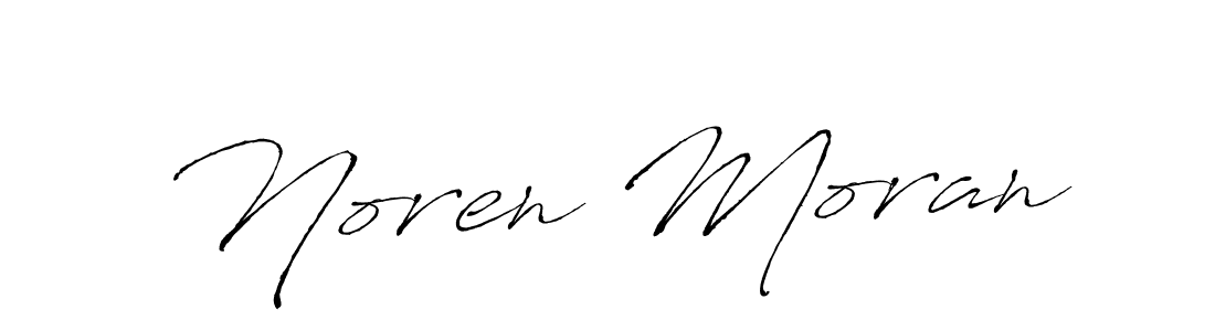 Create a beautiful signature design for name Noren Moran. With this signature (Antro_Vectra) fonts, you can make a handwritten signature for free. Noren Moran signature style 6 images and pictures png