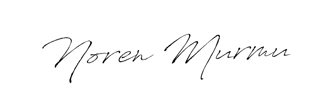Antro_Vectra is a professional signature style that is perfect for those who want to add a touch of class to their signature. It is also a great choice for those who want to make their signature more unique. Get Noren Murmu name to fancy signature for free. Noren Murmu signature style 6 images and pictures png
