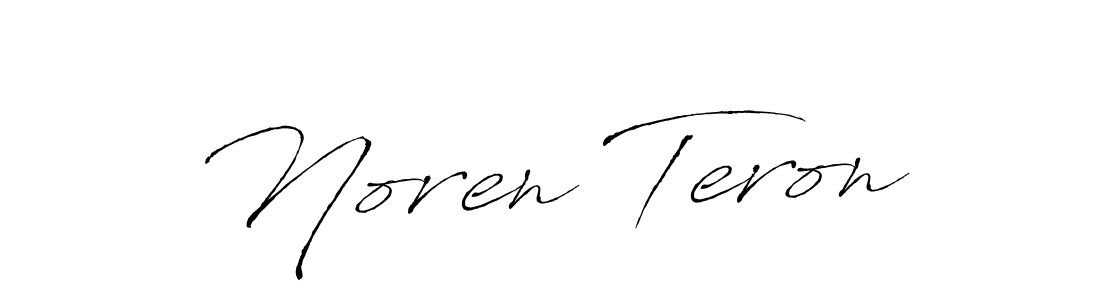 How to make Noren Teron signature? Antro_Vectra is a professional autograph style. Create handwritten signature for Noren Teron name. Noren Teron signature style 6 images and pictures png