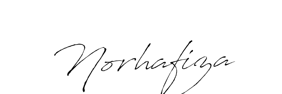 Design your own signature with our free online signature maker. With this signature software, you can create a handwritten (Antro_Vectra) signature for name Norhafiza. Norhafiza signature style 6 images and pictures png