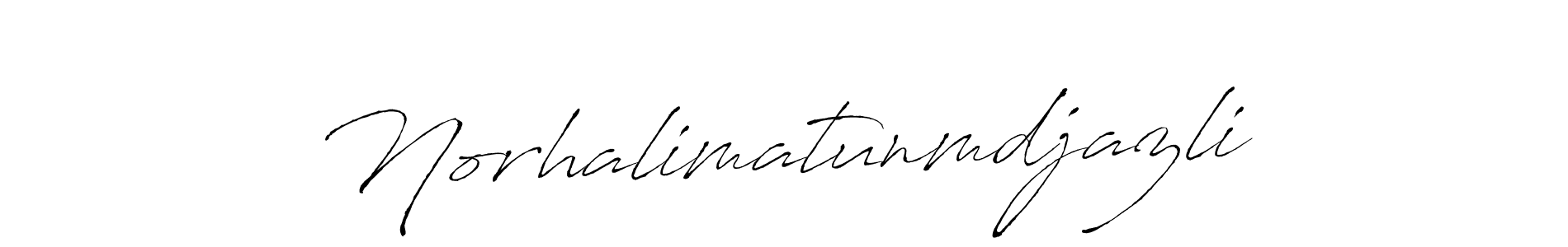 How to make Norhalimatunmdjazli signature? Antro_Vectra is a professional autograph style. Create handwritten signature for Norhalimatunmdjazli name. Norhalimatunmdjazli signature style 6 images and pictures png