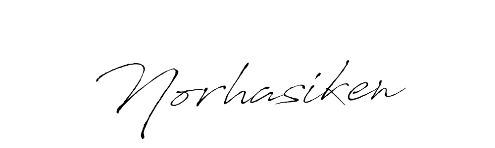 Also You can easily find your signature by using the search form. We will create Norhasiken name handwritten signature images for you free of cost using Antro_Vectra sign style. Norhasiken signature style 6 images and pictures png