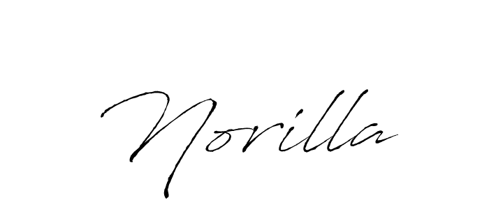 Make a beautiful signature design for name Norilla. With this signature (Antro_Vectra) style, you can create a handwritten signature for free. Norilla signature style 6 images and pictures png
