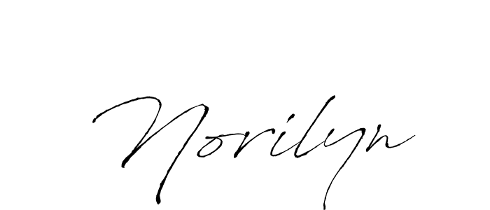 Create a beautiful signature design for name Norilyn. With this signature (Antro_Vectra) fonts, you can make a handwritten signature for free. Norilyn signature style 6 images and pictures png