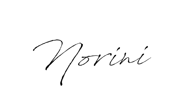 Norini stylish signature style. Best Handwritten Sign (Antro_Vectra) for my name. Handwritten Signature Collection Ideas for my name Norini. Norini signature style 6 images and pictures png
