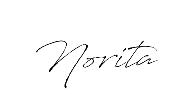 Create a beautiful signature design for name Norita. With this signature (Antro_Vectra) fonts, you can make a handwritten signature for free. Norita signature style 6 images and pictures png