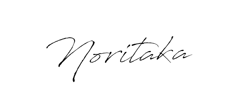 How to make Noritaka signature? Antro_Vectra is a professional autograph style. Create handwritten signature for Noritaka name. Noritaka signature style 6 images and pictures png