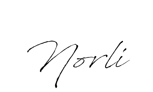 How to make Norli name signature. Use Antro_Vectra style for creating short signs online. This is the latest handwritten sign. Norli signature style 6 images and pictures png