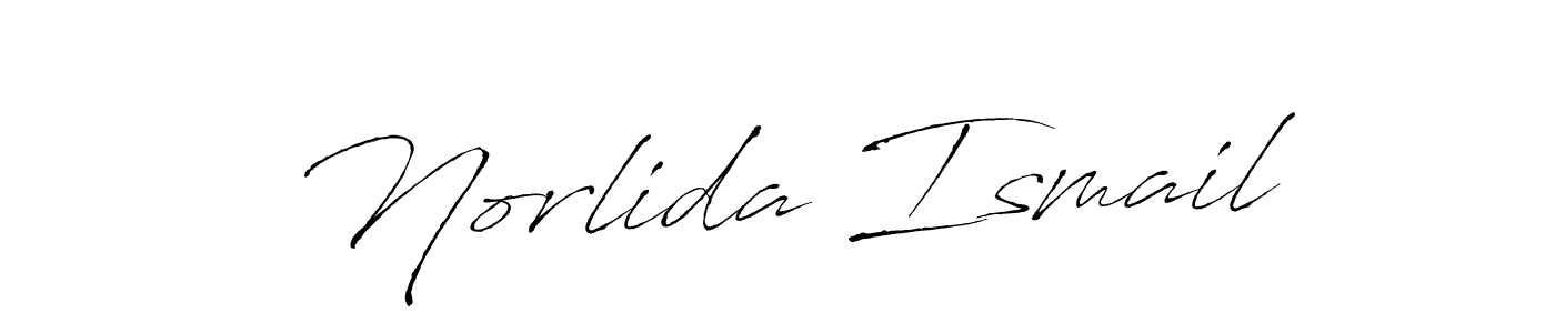 This is the best signature style for the Norlida Ismail name. Also you like these signature font (Antro_Vectra). Mix name signature. Norlida Ismail signature style 6 images and pictures png