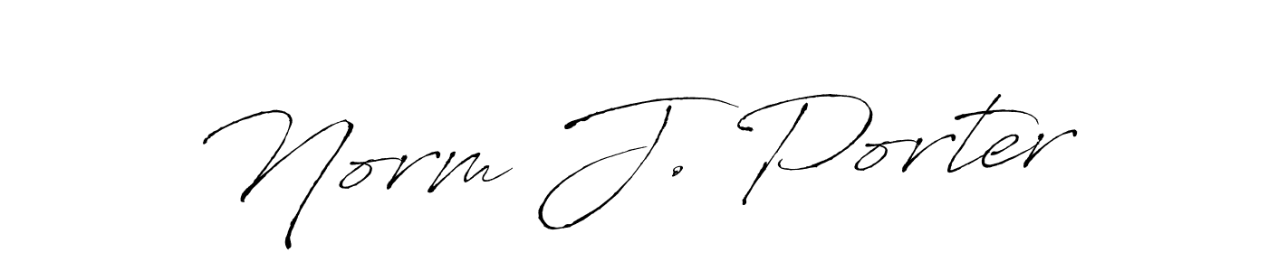 How to make Norm J. Porter signature? Antro_Vectra is a professional autograph style. Create handwritten signature for Norm J. Porter name. Norm J. Porter signature style 6 images and pictures png