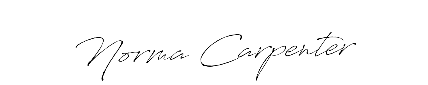 Use a signature maker to create a handwritten signature online. With this signature software, you can design (Antro_Vectra) your own signature for name Norma Carpenter. Norma Carpenter signature style 6 images and pictures png