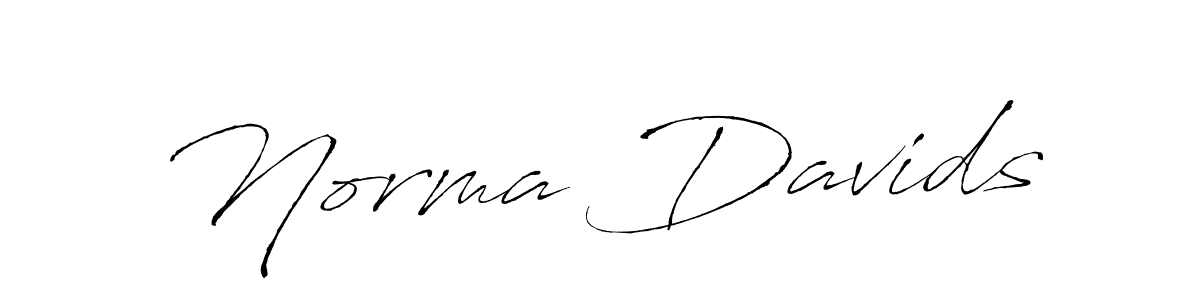 Design your own signature with our free online signature maker. With this signature software, you can create a handwritten (Antro_Vectra) signature for name Norma Davids. Norma Davids signature style 6 images and pictures png