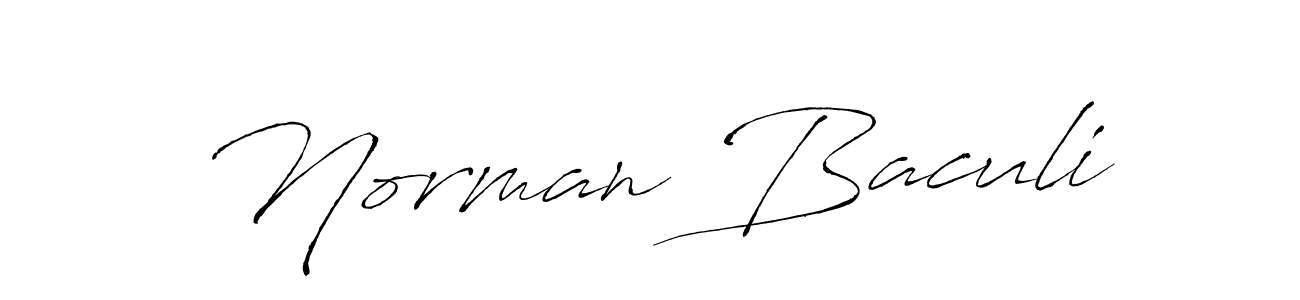 Once you've used our free online signature maker to create your best signature Antro_Vectra style, it's time to enjoy all of the benefits that Norman Baculi name signing documents. Norman Baculi signature style 6 images and pictures png