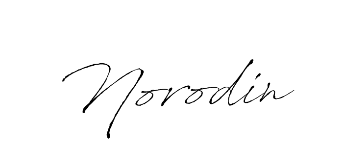 Norodin stylish signature style. Best Handwritten Sign (Antro_Vectra) for my name. Handwritten Signature Collection Ideas for my name Norodin. Norodin signature style 6 images and pictures png