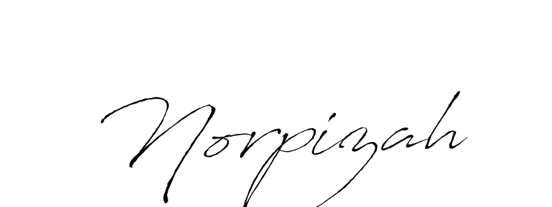 You should practise on your own different ways (Antro_Vectra) to write your name (Norpizah) in signature. don't let someone else do it for you. Norpizah signature style 6 images and pictures png