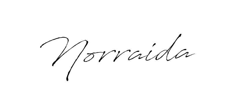 How to make Norraida name signature. Use Antro_Vectra style for creating short signs online. This is the latest handwritten sign. Norraida signature style 6 images and pictures png