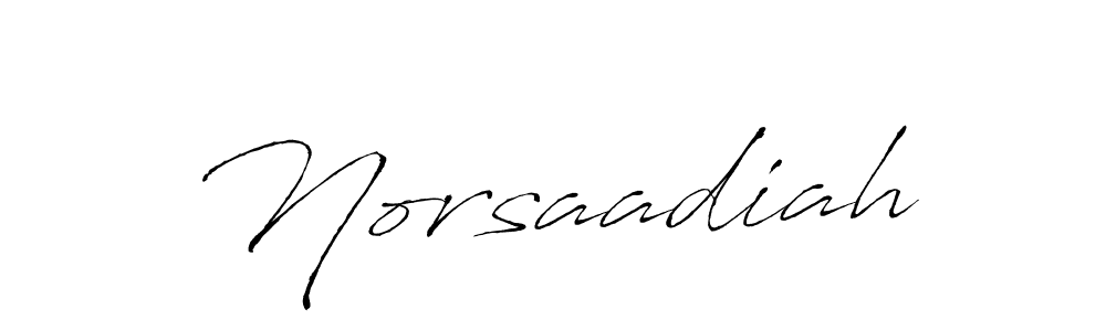 Also You can easily find your signature by using the search form. We will create Norsaadiah name handwritten signature images for you free of cost using Antro_Vectra sign style. Norsaadiah signature style 6 images and pictures png