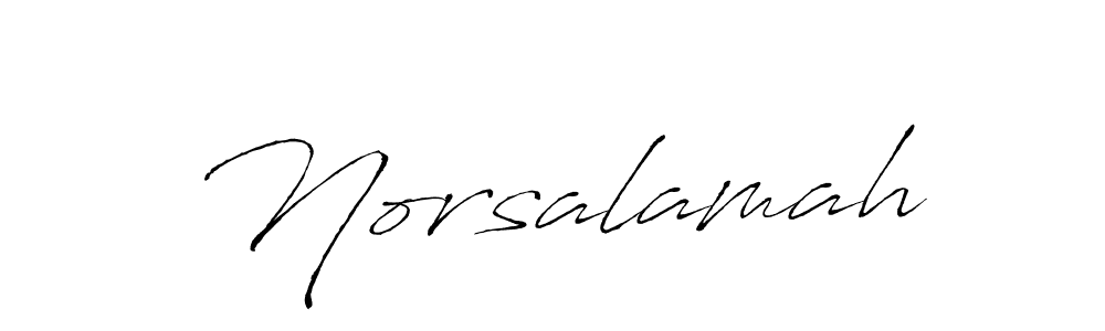 Make a beautiful signature design for name Norsalamah. Use this online signature maker to create a handwritten signature for free. Norsalamah signature style 6 images and pictures png
