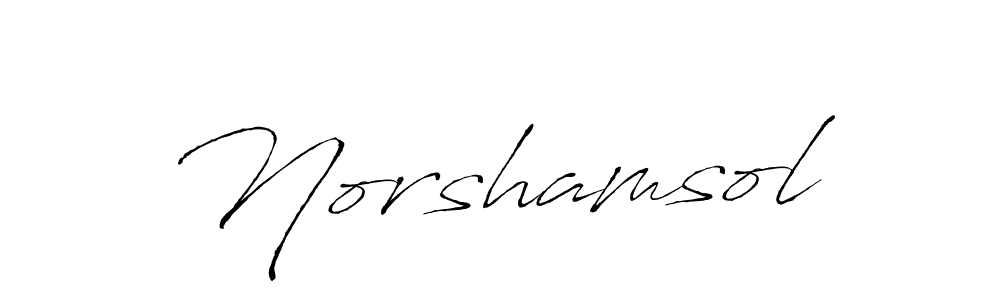 The best way (Antro_Vectra) to make a short signature is to pick only two or three words in your name. The name Norshamsol include a total of six letters. For converting this name. Norshamsol signature style 6 images and pictures png