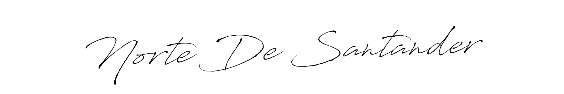 Create a beautiful signature design for name Norte De Santander. With this signature (Antro_Vectra) fonts, you can make a handwritten signature for free. Norte De Santander signature style 6 images and pictures png