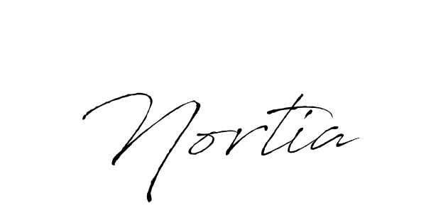 How to make Nortia signature? Antro_Vectra is a professional autograph style. Create handwritten signature for Nortia name. Nortia signature style 6 images and pictures png