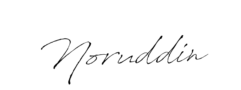 Design your own signature with our free online signature maker. With this signature software, you can create a handwritten (Antro_Vectra) signature for name Noruddin. Noruddin signature style 6 images and pictures png
