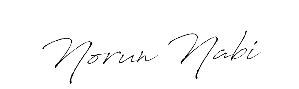 How to make Norun Nabi name signature. Use Antro_Vectra style for creating short signs online. This is the latest handwritten sign. Norun Nabi signature style 6 images and pictures png