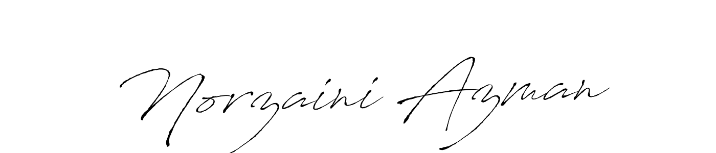 The best way (Antro_Vectra) to make a short signature is to pick only two or three words in your name. The name Norzaini Azman include a total of six letters. For converting this name. Norzaini Azman signature style 6 images and pictures png