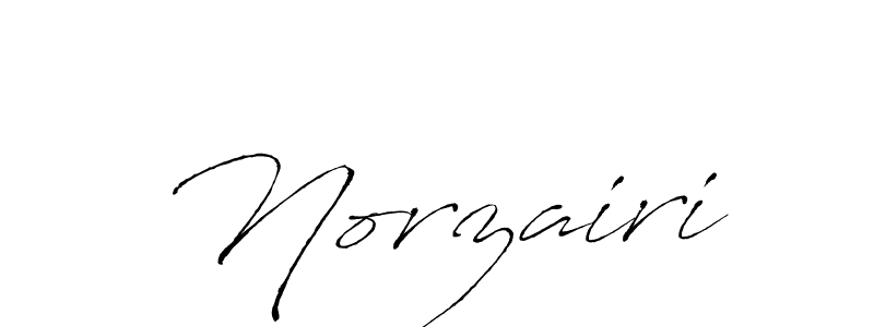 How to make Norzairi name signature. Use Antro_Vectra style for creating short signs online. This is the latest handwritten sign. Norzairi signature style 6 images and pictures png