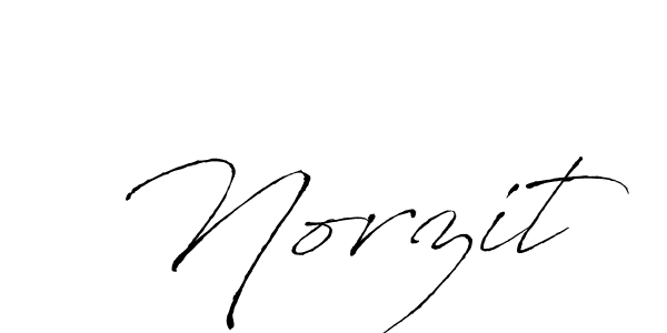 Create a beautiful signature design for name Norzit. With this signature (Antro_Vectra) fonts, you can make a handwritten signature for free. Norzit signature style 6 images and pictures png